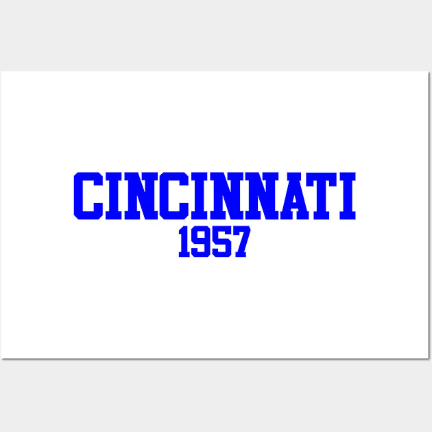 Cincinnati 1957 Wall Art by GloopTrekker